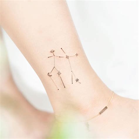 Gemini Star Constellation Tattoo