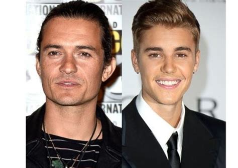 Famosos Ovacionam Orlando Bloom Ap S Soco Em Justin Bieber