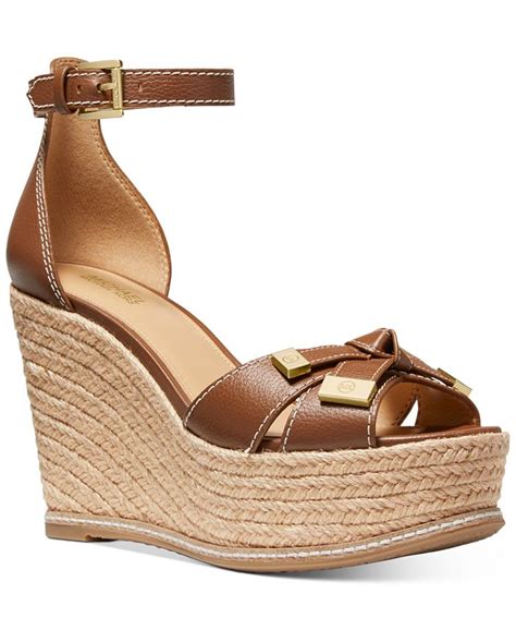 Michael Kors Ripley Wedge Sandals Macys