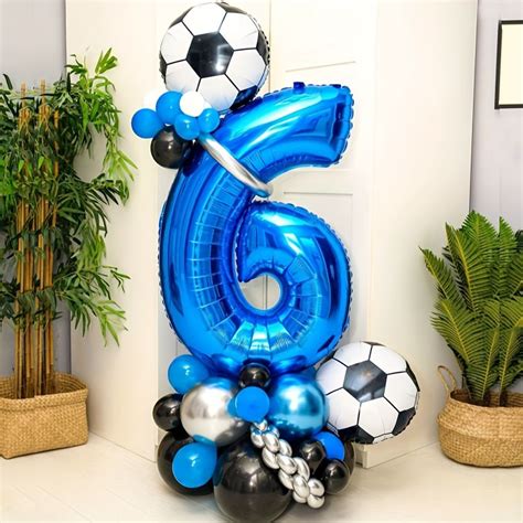 Null Pezzi Set Di Palloncini Numerati Per Il Calcio Decorazioni Per