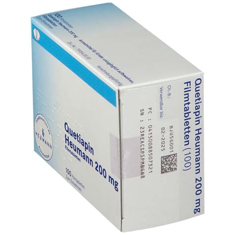 Quetiapin Heumann Mg St Mit Dem E Rezept Kaufen Shop Apotheke