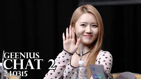 240315 Geenius 지니어스 Chat 2 Fansign 팬싸인회 Youtube