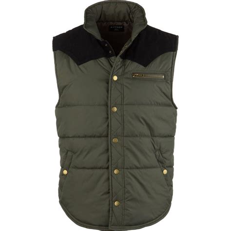 Siphon Western Insulated Vest Mens Clothing