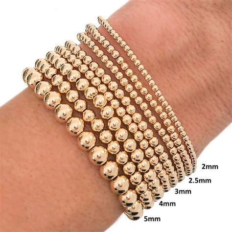 Mm Smooth Round Beads Karat Gold Filled