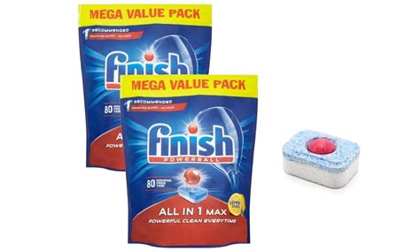 Up To Finish Powerball All In One Max Dishwasher Tablets Groupon