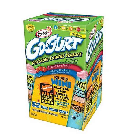 Yoplait Go Gurt Yogurt 32 Ct Bjs Wholesale Club