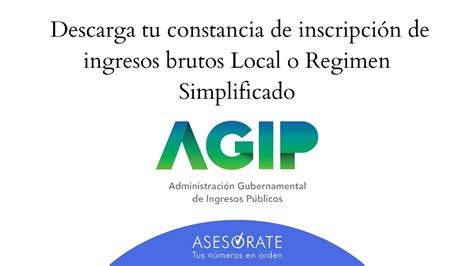 Descarga Tu Constancia De Inscripci N De Ingresos Brutos Local O