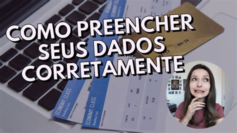 Preenchendo Seu Nome E Sobrenome Para Comprar Passagens Youtube