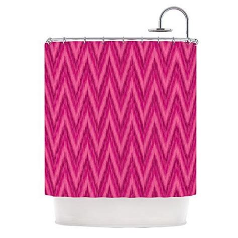 Pretty Pink Chevron Shower Curtain Designs Chevron Shower Curtain