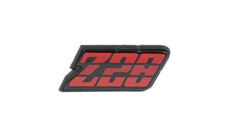 Chevrolet Camaro Gas Door Emblem Z Red