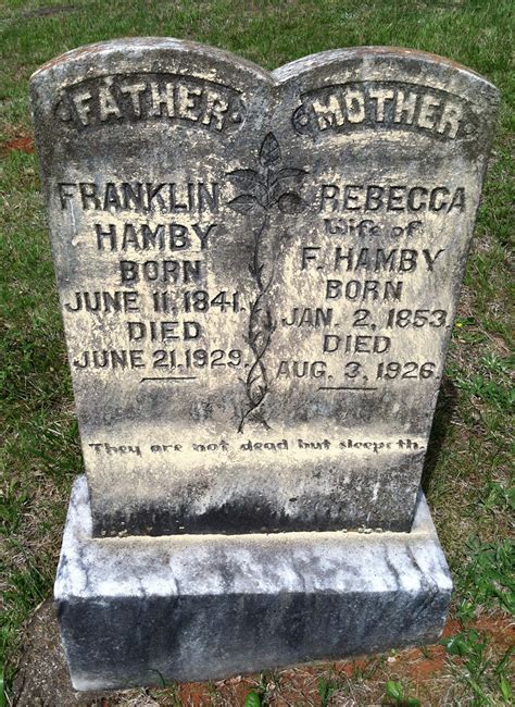 Rebecca Hamby Hamby Memorial Find A Grave