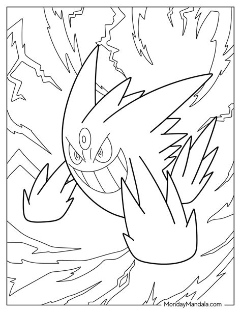 24 Mega Pokemon Coloring Pages (Free PDF Printables)