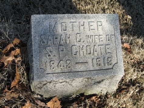 Sarah Charlotte Aldrich Choate Find A Grave Memorial