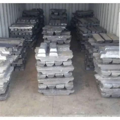 99 Pure Remelted Lead Ingots Weight 25 Kgs At Rs 160 Kg In Bhilai