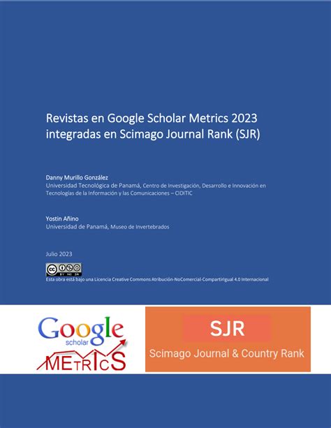 Pdf Revistas En Google Scholar Metrics Integradas En Scimago