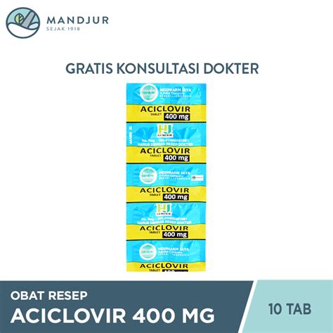 aciclovir  mg strip  tablet apotek mandjur