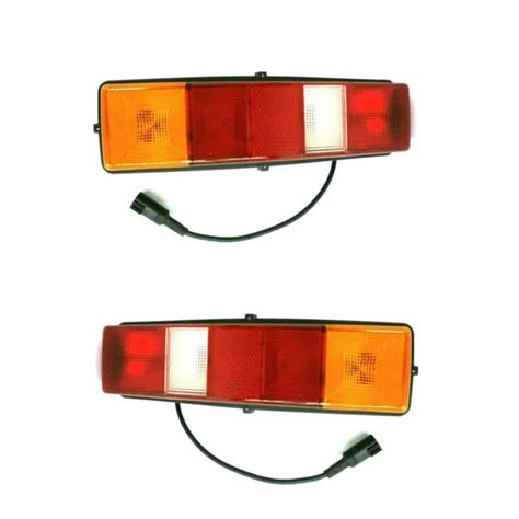 Rear Lights Ford Transit Tail Tipper Lamps Pickup Luton Mk Pair Left