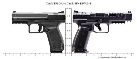 Canik Tp9da Vs Canik Sfx Rival S Size Comparison Handgun Hero