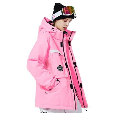 Veste De Ski Femme Rose Fluo Design Opti Ski