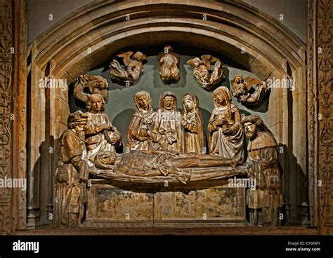 Entombment Of Jesus Christ Bourbonnais French Limestone Cm