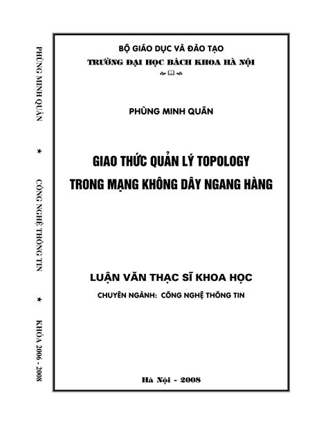 Luận văn Giao thức quản lý topology trong mạng không dây ngang hàng