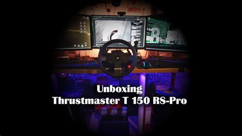 Unboxing Thrustmaster T Rs Pro Youtube