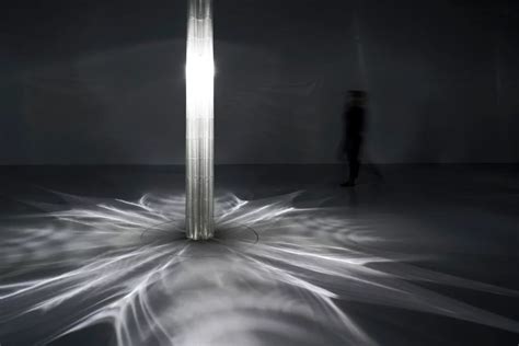 Neri Oxman 3d Prints Large Scale Glass Pillars At The Lexus Yet