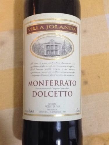 Villa Jolanda Dolcetto Monferrato Vivino US