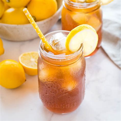 Healthy Homemade Iced Tea Refined Sugar Free The Busy Baker