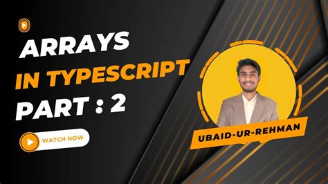 Arrays In Typescript Part 2 Basic Methods Of Arrays Ninja