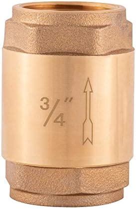 EZ FLO 20405LF Brass In Line Check Valve Knobs Amazon Canada