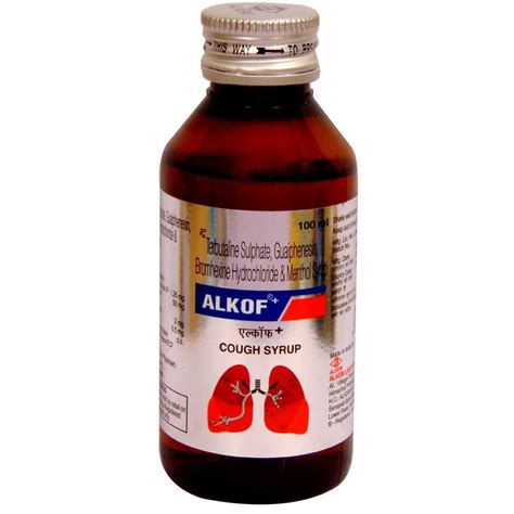 Alkof Plus Cough Syrup Bottle Size 100 Ml At 21 Bottle In Mumbai