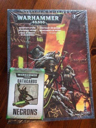 Necron Battleforce Warhammer K W Th Edition Datacards Nib Oop