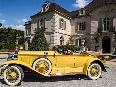 The Yellow Rolls Royce Driven By Robert Redford In The Great Gatsby