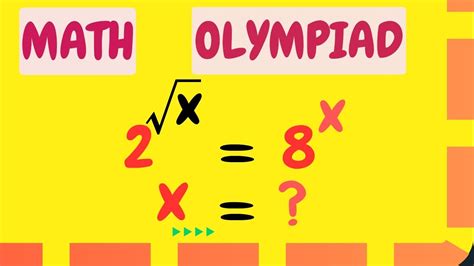 Nice Math Olympiad Question Can You Solve The Problem How To Solve