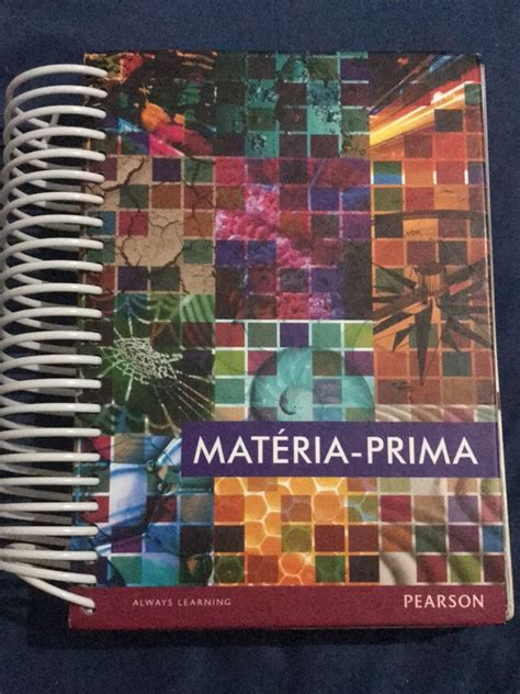 Memorex Matéria Prima Pearson Livro Materia Prima Usado 47322815 enjoei