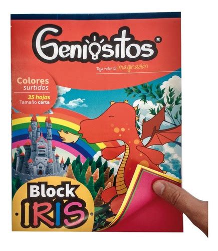 Block Papel Iris 35 Hj Tamaño Carta Por 3 Unidades 3 000 Mercado Libre