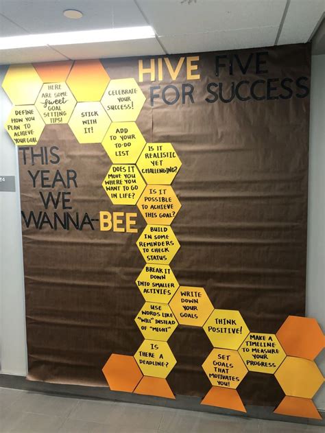 Bee Bulletin Board Bee Bulletin Boards Bee Themed Classroom College