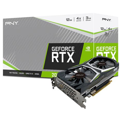 Tarjeta De Video Nvidia Geforce Rtx 2060 12gb Gddr6 Pny Dual Fan