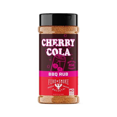 Fire And Smoke Society Cherry Cola Bbq Dry Rub Seasoning For