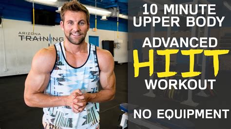 Killer Minute Advanced Upper Body Hiit Workout Youtube