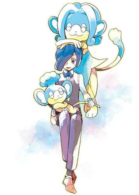 Cress Panpour And Simipour Pokemon Characters Pokemon Images