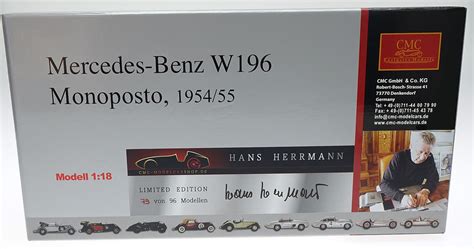 CMC Mercedes Benz M 006A Signatur Edition Hans Herrmann Modelle