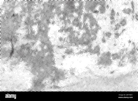 Grunge Halftone Dots Background Offset Printing Texture Stock Vector