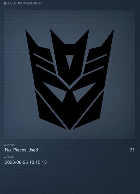 Made a decepticon emblem : r/ArmoredCoreEmblems