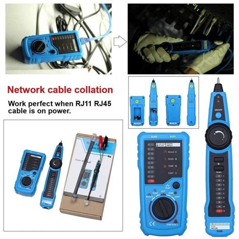 Jual Network Cable Tracker FWT 11 LAN RJ45 Wire Tester FWT11 Kabel