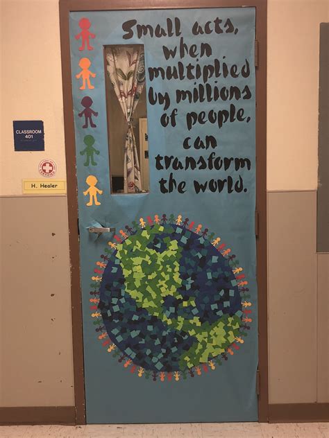 Inspirational Classroom Door Decoration Great For Any Subject In Elementary Middle Or High