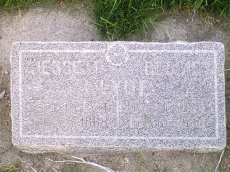 Bessie Clyde 1886 1886 Homenaje De Find A Grave