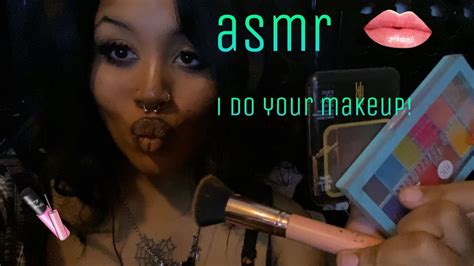 Asmr I Do Your Makeup In 5 Minutes Mouth Sounds Makeup Rp Youtube