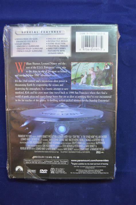 Hot Spot Collectibles And Toys Star Trek 5 The Voyage Home Dvd New Sealed